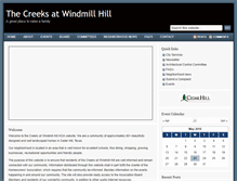Tablet Screenshot of creeksatwh.org